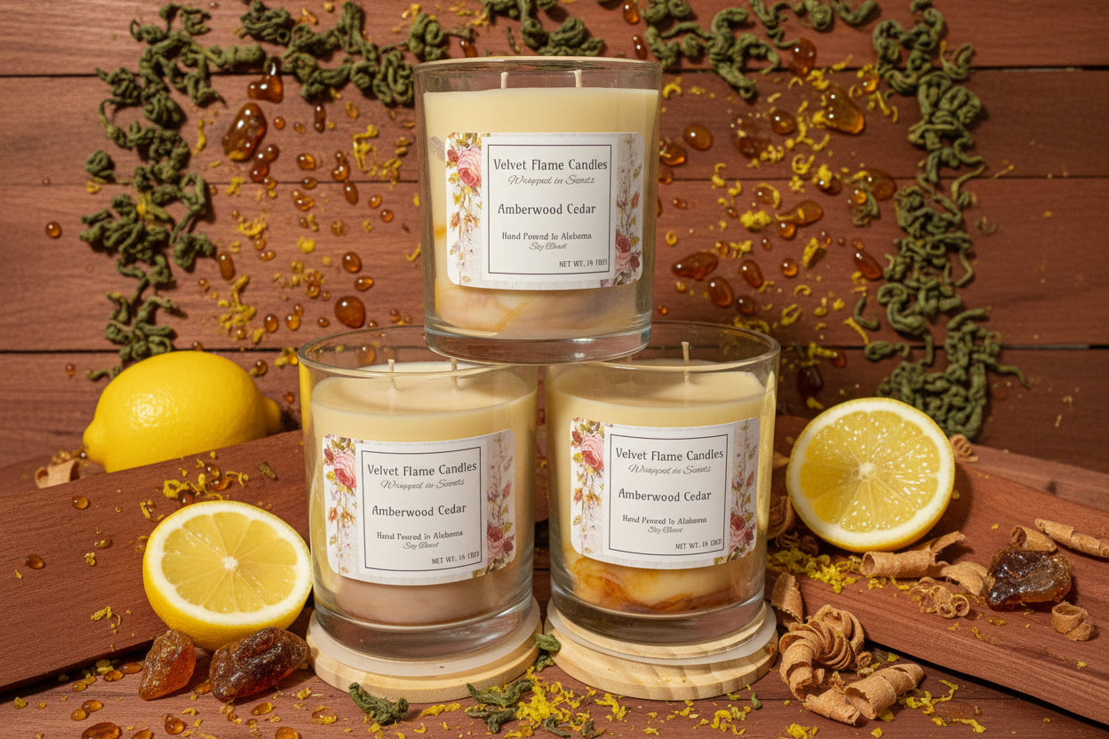Amberwood Cedar 14oz Candle