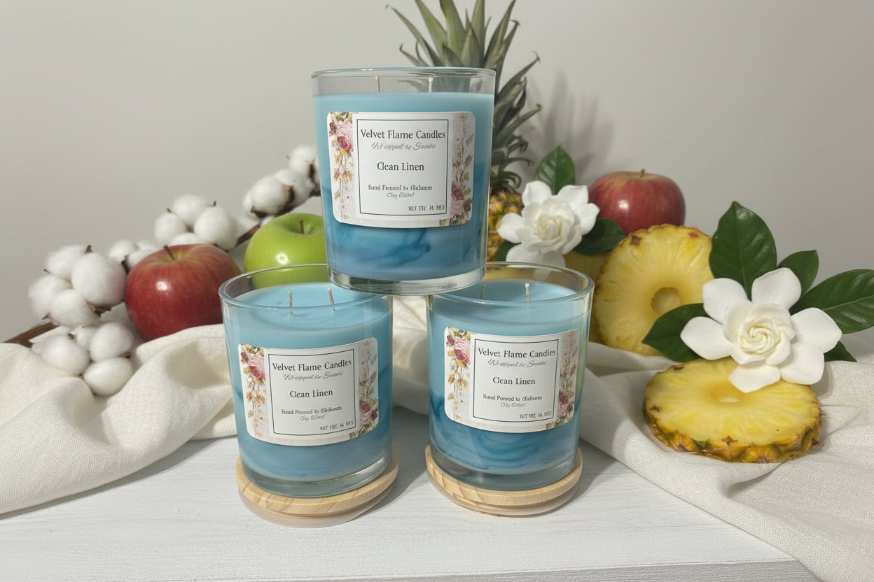 Clean Linen 14oz Candle