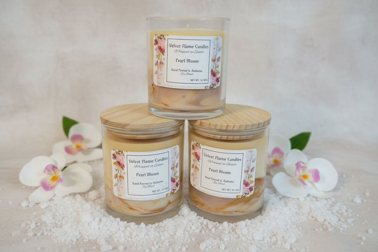 Pearl Bloom 14oz Candle