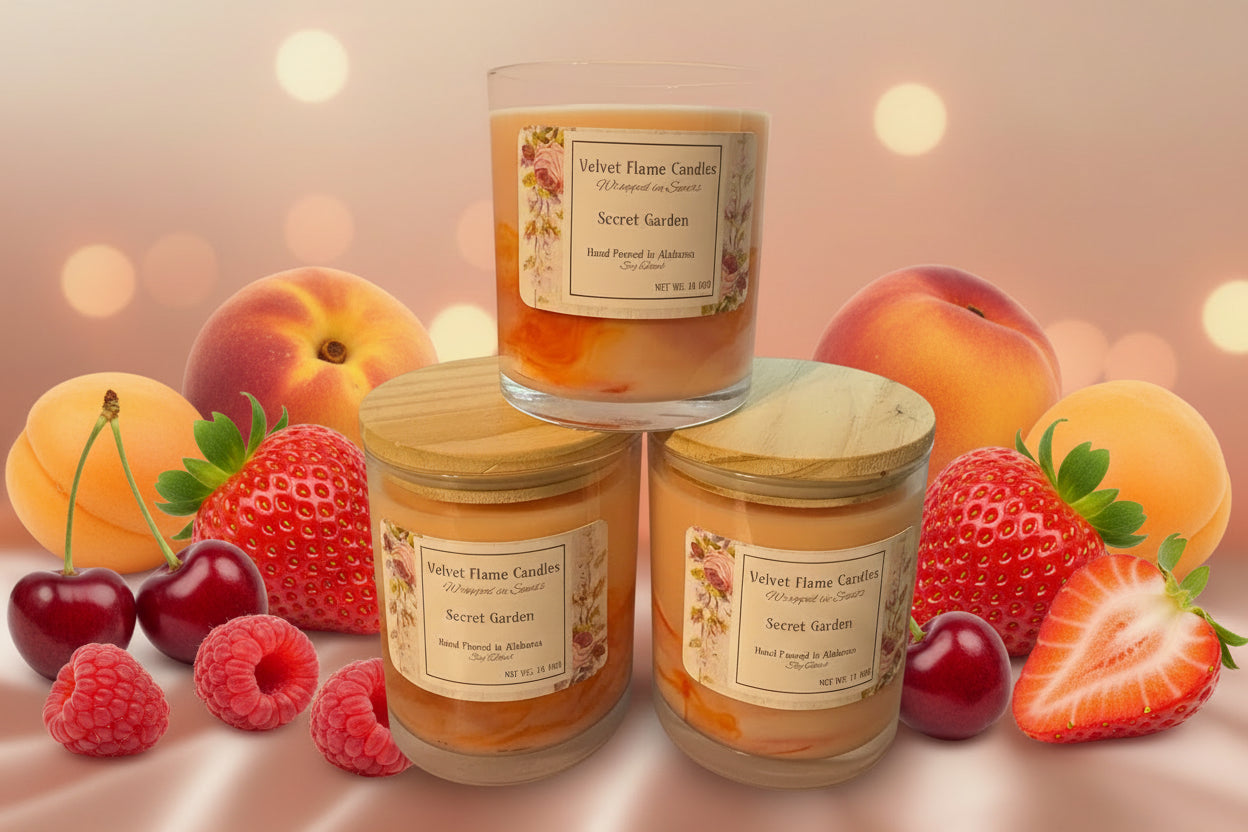 Secret Garden 14oz Candle – Velvet Flame Candle Co. LLC